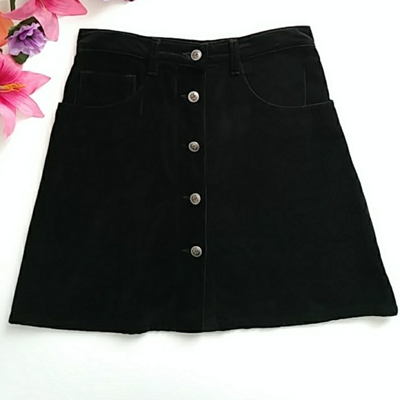 Bill Blass Dresses & Skirts - Bill Blass Black Velour Skirt